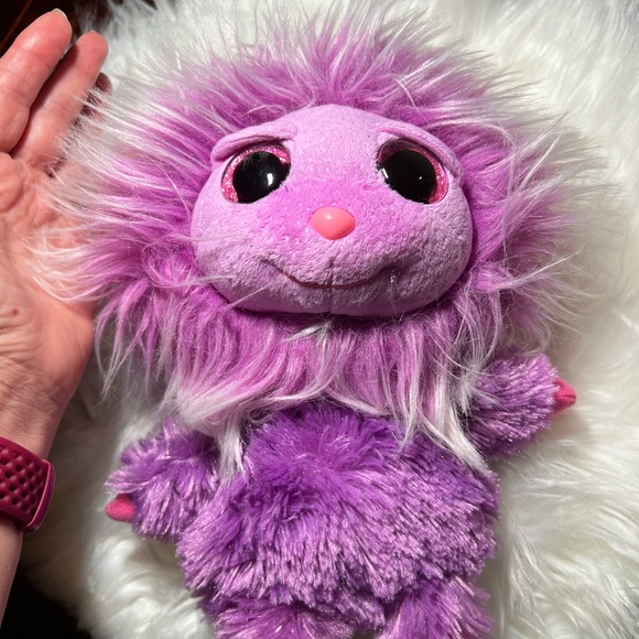Ty Frizzys Zwippy 9” Plush Stuffed Monster Toy Sparkle Big Eyes - Picture 4 of 16